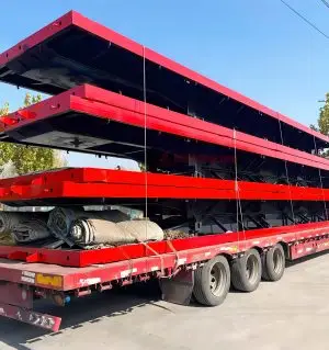 Flat Bed Trailer 40 Feet Flatbed Cargo Transport Semi Trailer