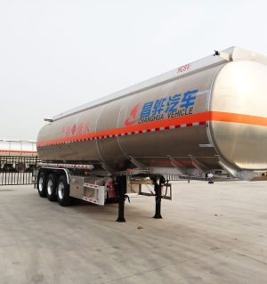 Aluminium Tank 44KL Lightweight Aluminum Tank Semi Trailer