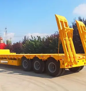 Low Bed Trailer 12.5M Lowbed Semi Trailer