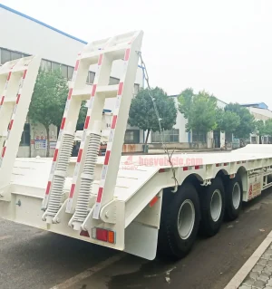 Low Bed Trailer 40 Feet Low Bed Semi Trailer